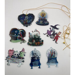 Nightmare Before Christmas set of 8 ornaments